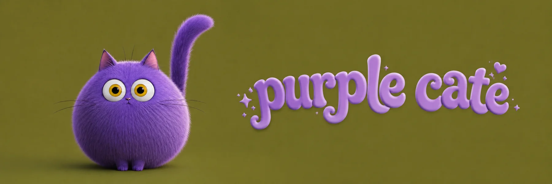 Purple Cate banner